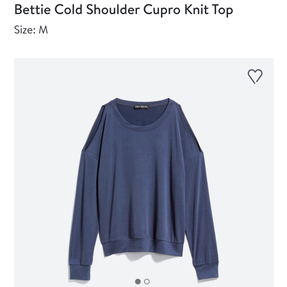 NWT STITCH FIX MIXED THREADS cold shoulder top - Picture 2 of 8